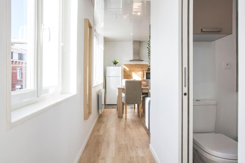 Bel Appartement Lumineux Proche Du Centre-Ville Douai Luaran gambar